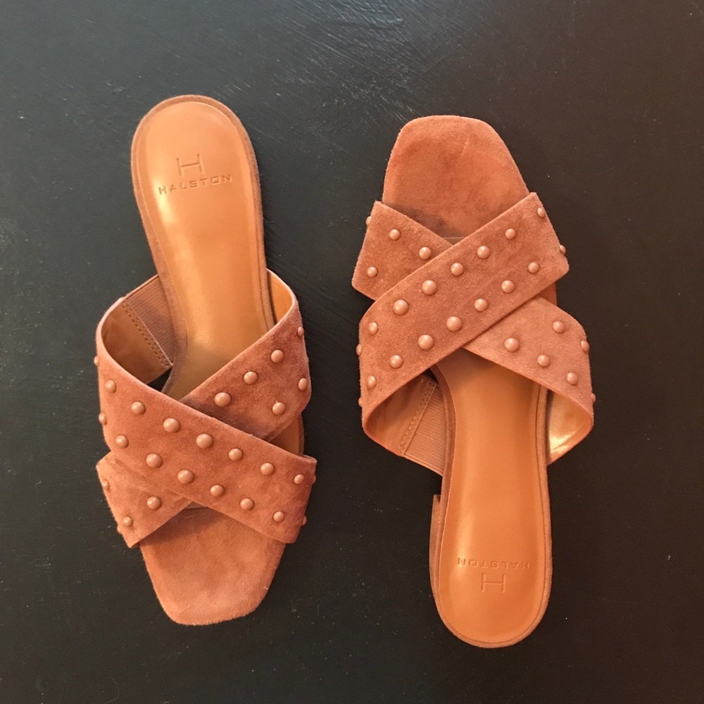 Halston slides size 7.5